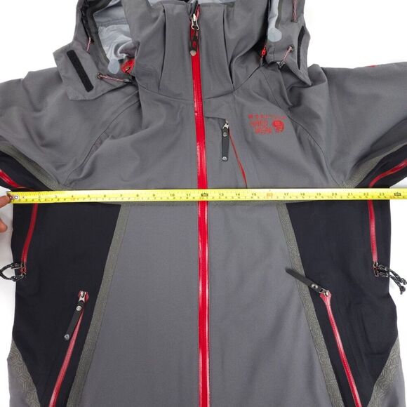 MOUNTAIN HARDWEAR Conduit Soft Shell Jacket Waterproof Windbreaker Gorpcore Gray - Picture 3 of 12